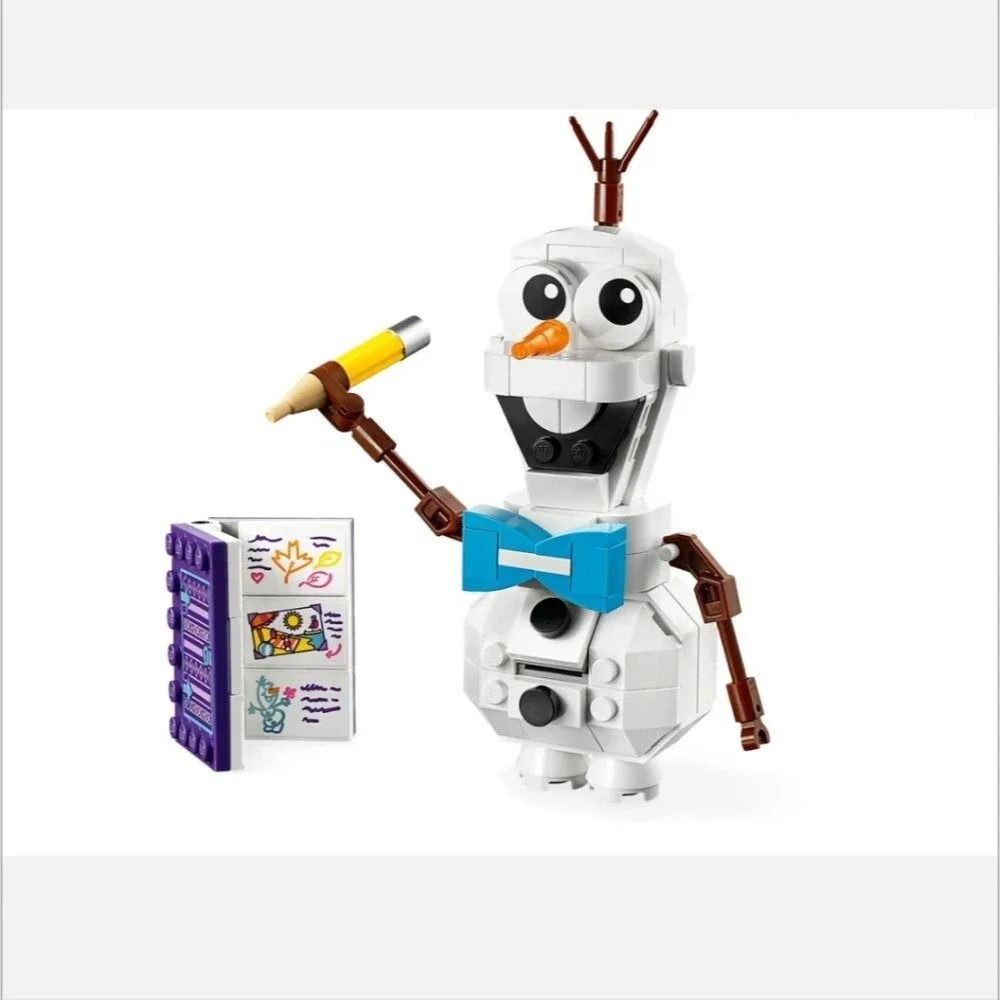 Lego-Disney Olaf and Book 41169 Frozen 2, 122 pieces. Complete Set